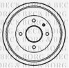 BORG & BECK BBR7091 Brake Drum